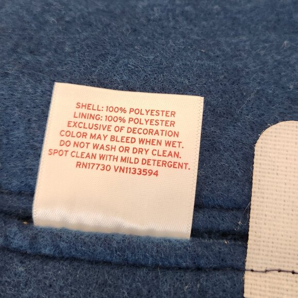 Wondershop - gold and navy blue mini tree skirt with tassels - Picture 11 of 11